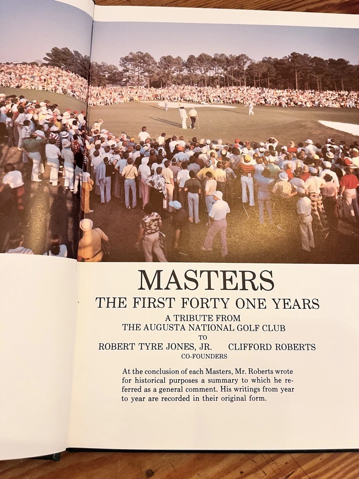 MASTERS -August National "FIRST 40 YEARS 1931-1971" publication - Image 2 of 4