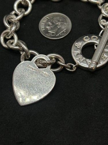 Tiffany & Co. 925 Sterling 16.5in Necklace Chain and 7in Bracelet Set - 116.52g - Picture 10 of 11