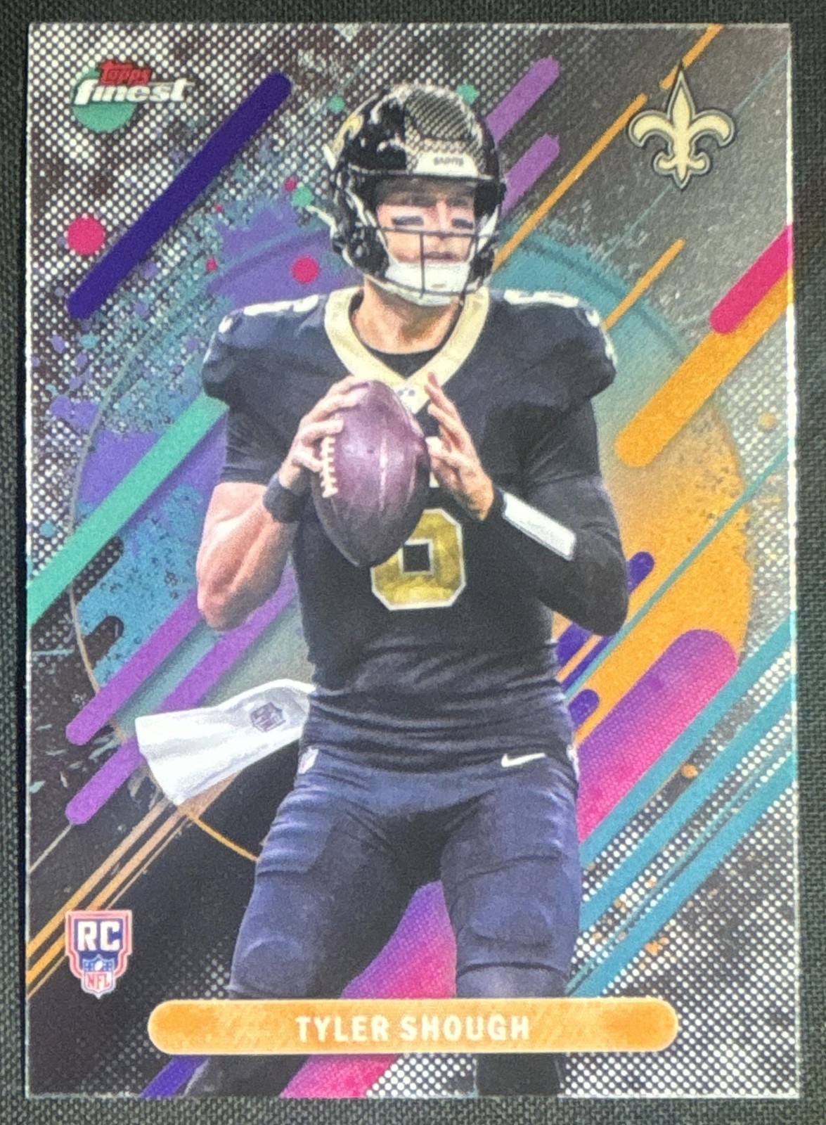 2025 Topps Finest Tyler Shough #203 Rare RC Saints