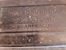 Vintage Carborundum No. 92 Duo Stone Blade Sharpener