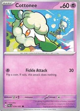 Pokemon Card - Cottonee - (034/091 - Paldean Fates)