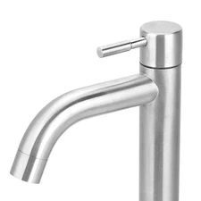 Fdit G1/2 Stainless Steel Single Cold Sink Faucet|Kitchen Bathroom Garden Out...