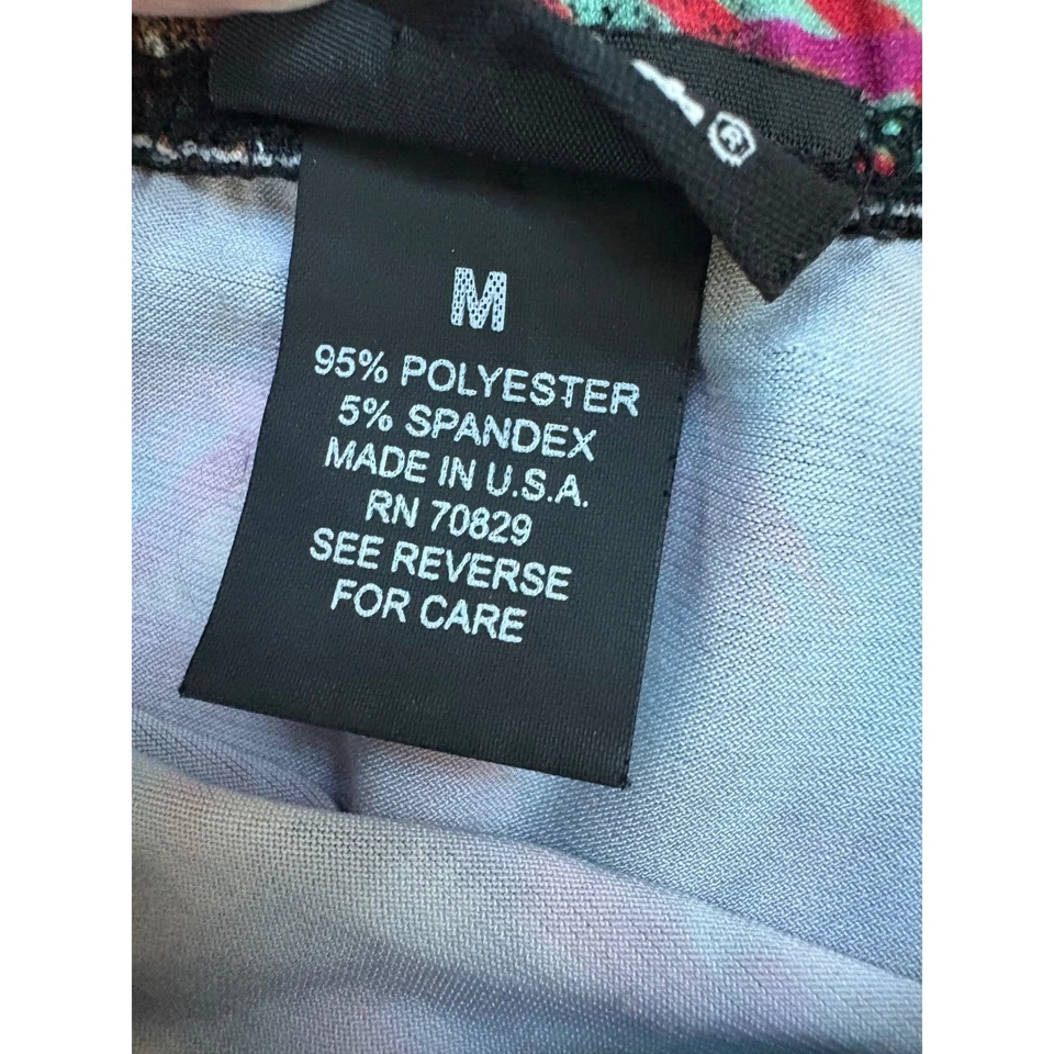 Falda midi Rue 21 estampado geométrico azteca para mujer M verde azulado turquesa multicolor Foto 4 de 4