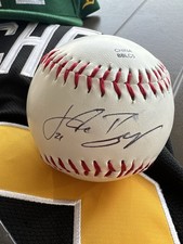 Jake Burger Signed Rawlings Baseball Autograph Chicago White Sox Texas Rangers