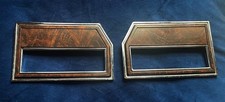 1984-1988 Chrysler Lebaron Town Country Inside Door Handle Bezels Pair 1984-1988 Chrysler Lebaron Town Country Inside Door Handle Bezels Pair
