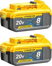 2Pack For DeWalt 20V 20 Volt Max XR 8.0AH Lit...