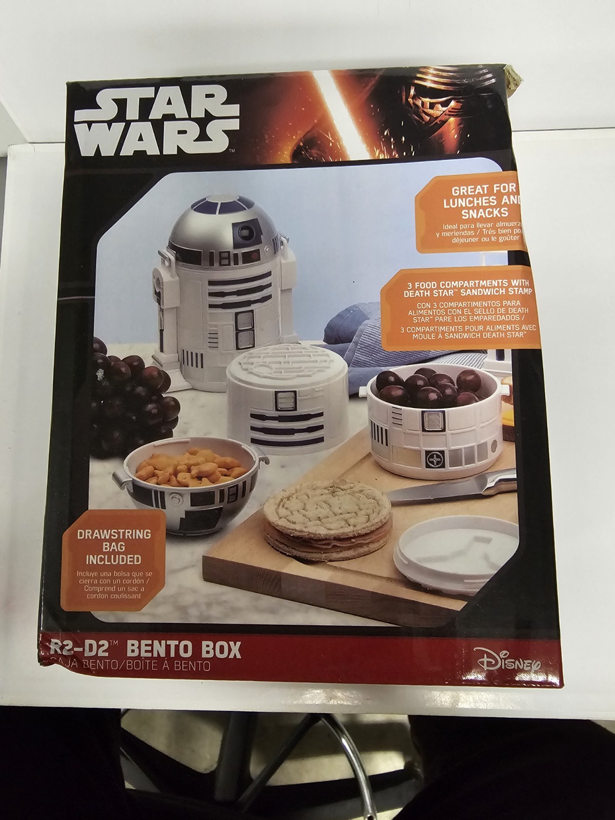 Lunch Kit Death Star Sandwich Stamp Bag