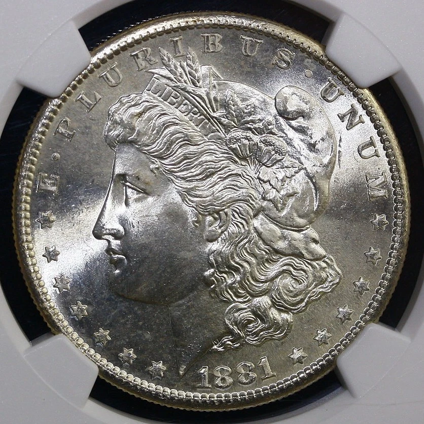 NGC Grade MS 66 1881 Year Morgan US Dollars (1878-1921) for sale