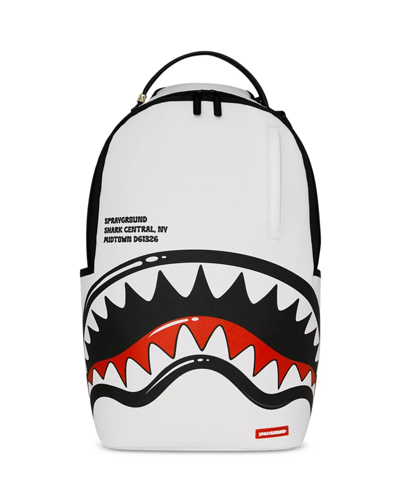 Sprayground White Bubbly Backpack🔥New Black Bookbag Large School Travel Bag