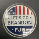 STAG BULLION LETS GO BRANDON 1 OZ SILVER ROUND .999 COLORIZED FJB “C’mon man”