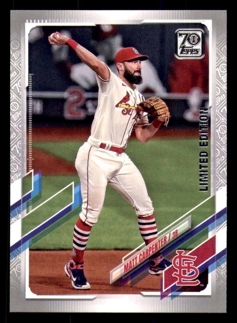 2021 Topps 70th Anniversary Limited Edition #566 Matt Carpenter St. Louis Cardin