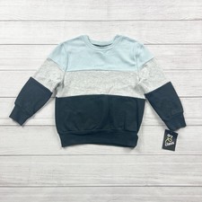 Art Class Kids Sweatshirt Colorblock Crewneck Pullover Cozy Top NWT XS 4-5