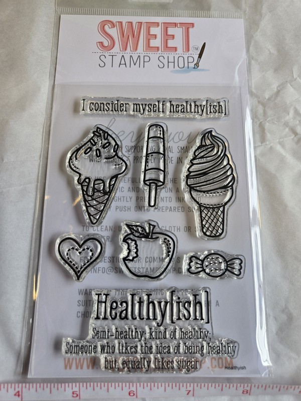Sweet Stamp Shop Cling Set Healthyish Planner  Set Or Card Making