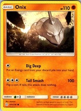 Pokemon SM - Cosmic Eclipse Onix 105/236 NM