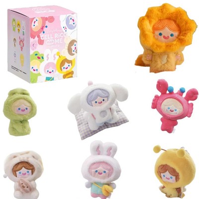 Rico Happy Fluffy Series Blind Box Cotton Doll Keychain Pendant