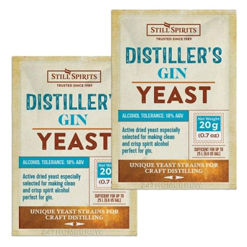 2x Still Spirits Distillers Gin Hefe 20g für 25L 18% Vol. Maximiert Botanicals