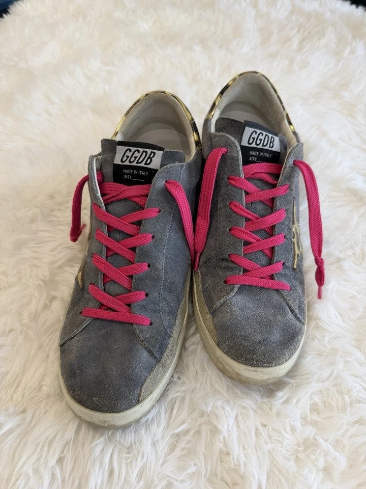 Tênis Golden Goose Superstar Leopard & Gold Accent - Tamanho 41 EUA 11 - Imagem 2 de 4