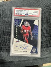 2020 Panini Mosaic Tre'Davious White 1/1 Autograph PSA 10!! Buffalo Bills