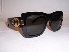 NEW GUCCI SUNGLASSES GG 1688S 001 BLACK/GRAY 54MM AUTHENTIC 1688