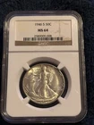 1946 S Liberty Walking Silver Half Dollar. NGC MS64