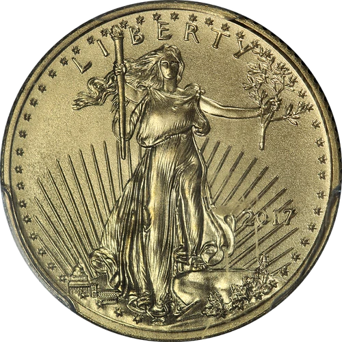 2017 American Gold Eagle 1 oz — photo from another recent sale
