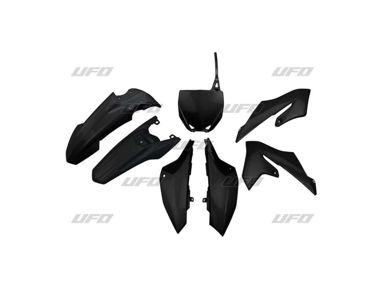 Kit plastiques UFO noir Yamaha YZ 65 résout les carrosseries cassées des saisons 18-25