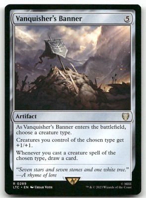 Vanquisher's Banner #289 (NM) Lord of the Rings LTC Magic MTG