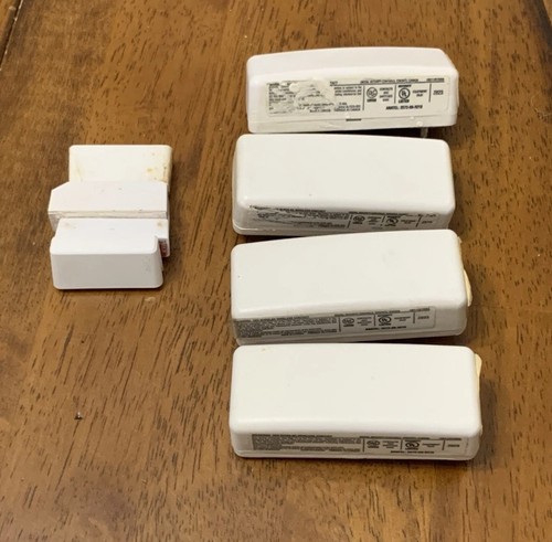 DSC WS4945 Wireless Door Window Contact Transmitter White 4 PACK LOT WORKING
