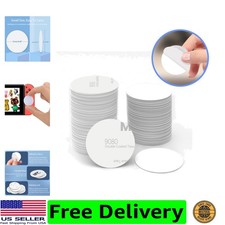 100 Pieces NFC Tags NTAG215 NFC 215 Tags Blank NFC Coins White NFC Stickers C...