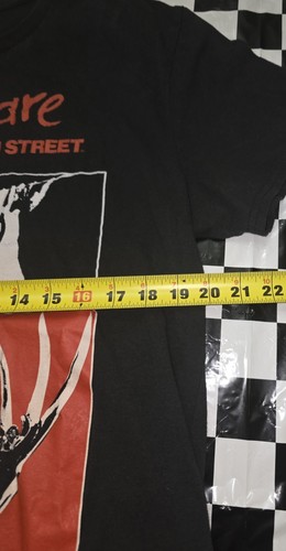 Maglietta Vintage A Nightmare on Elm Street Maglietta Nera Grafica Grande 1B - Foto 3 di 5