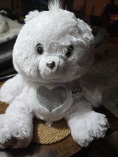 Care Bears 25th Anniversary White Tenderheart Care Bear Crystals Plush 2007
