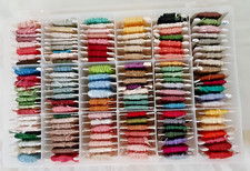 125 Assorted Colors Needlecraft Embroidery Cross Stitch Floss Thread in Case 6