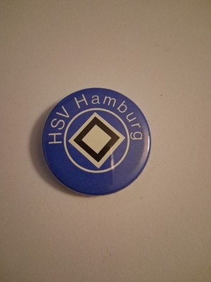 HSV Hamburg!!Button, PIN.  Hamburger SV!!!80iger Jahre 3,2 Cm Durchmesser 