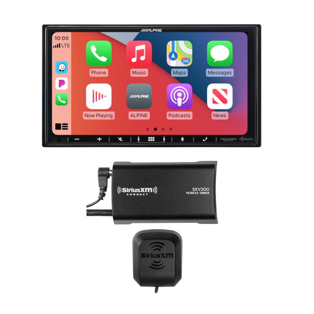 Цифровой мультимедийный ресивер Alpine iLX-407/7 Double DIN + SiriusXM SXV300v1