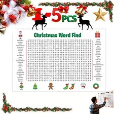 Jumbo Christmas Word Search Poster   Giant Wall Game, Poster-Size Word Search