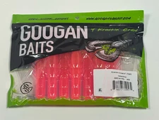 Googan Squad Krackin Craw 4" 7PK  Limited Edition VALENTINE EVENT NIP PINK BAITS