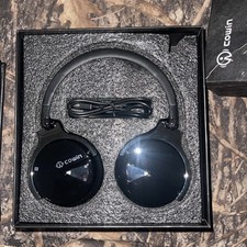 COWIN E7 Wireless Active Noise Cancelling Bluetooth Headphones - Black