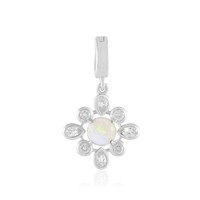 Cavill Opal AnhäNger Damen Silber 925 Plattiert Zirkon 0,77Ct Floral