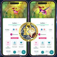 Pokémon Trade Go Shiny Dynamax Latios Latias...