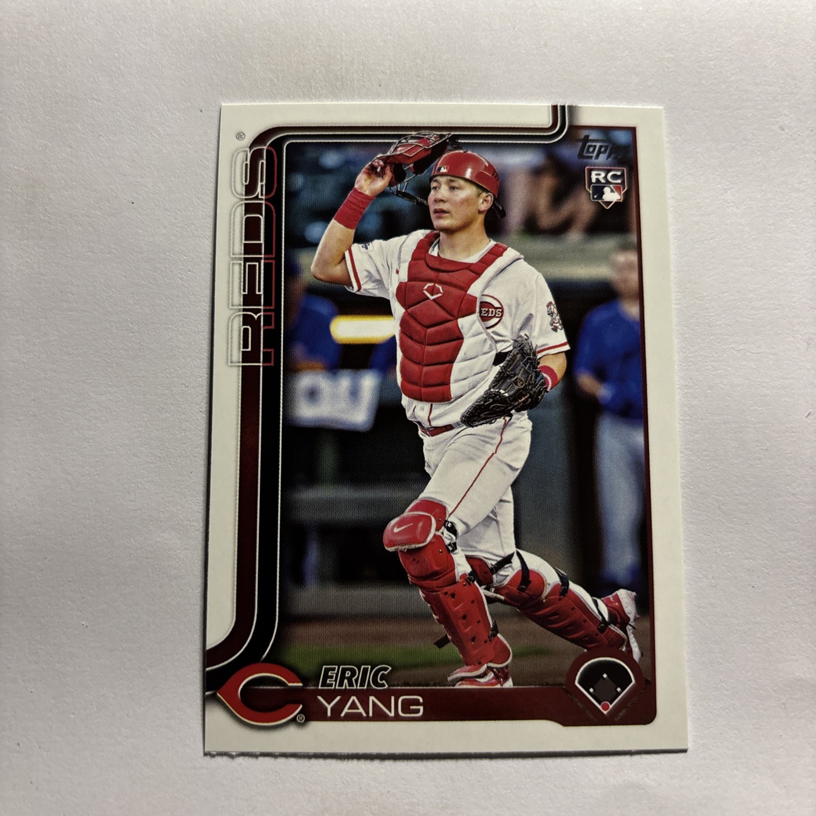 Eric Yang Cincinnati Reds 2025 Topps Update Series Rookie RC #US168