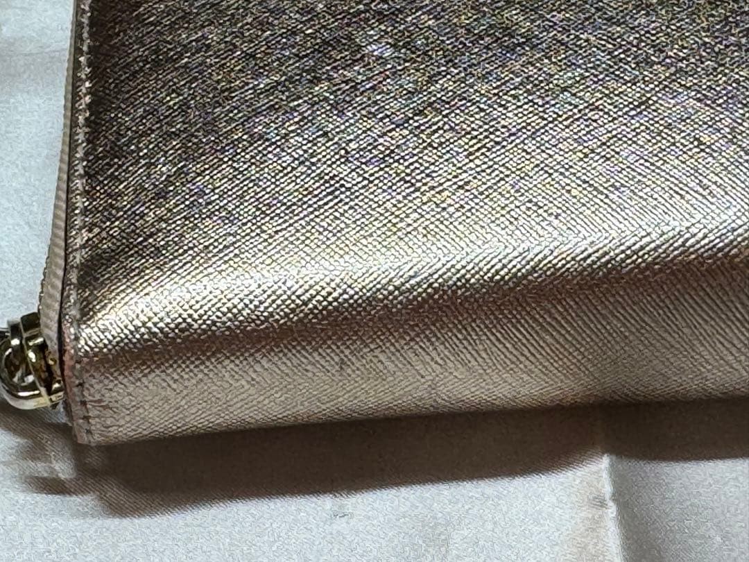 kate spade new york Cameron Street Lacey Wallet Rose Gold Leather Used thumbnail 9