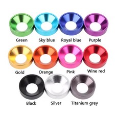 Aluminum M2/M2.5/M3/M4/M5/M6/M8 Anodized Countersunk Head Bolt Washers Gasket