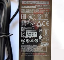 Samsung AC Power Adapter 100W Model A10024 APN Genuine OEM for Monitor LED / LCD