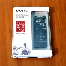Sony ICDUX560 ICD-UX560 4GB Stereo Digital Voice Recorder - New (Open Box)
