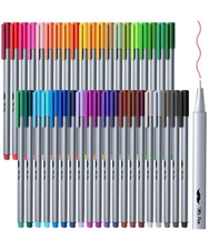 Mr. Pen - 40 Colorful Fineliner Pens 0.4mm , Art  40 Pack, Assorted Colors