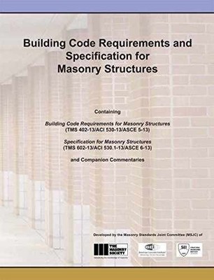 Building Code Requirements - Paperback, by Masonry Standards Joint - Very Good