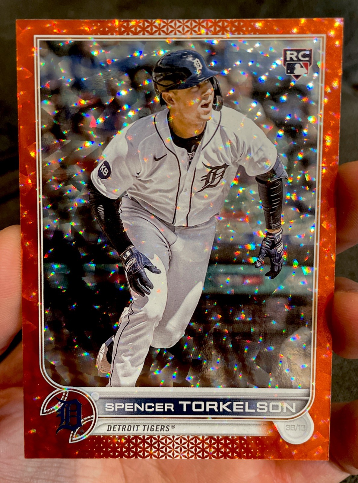 2022 Topps Update Series - Spencer Torkelson #US20 Orange Foil /299 (RC) Rookie