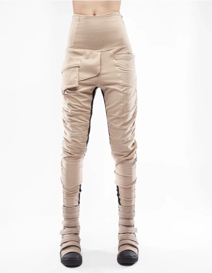 Pantalón Demobaza polar cintura alta para mujer talla grande Foto 3 de 4