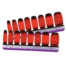 Color Street Nail Polish Strips Do Your Dang Halloween Black-Red Ombr  And Bats