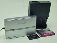 SONY Cyber-shot DSC-T9 Silver Digital Camera 3x Zoom Stylish Retro Compact Japan